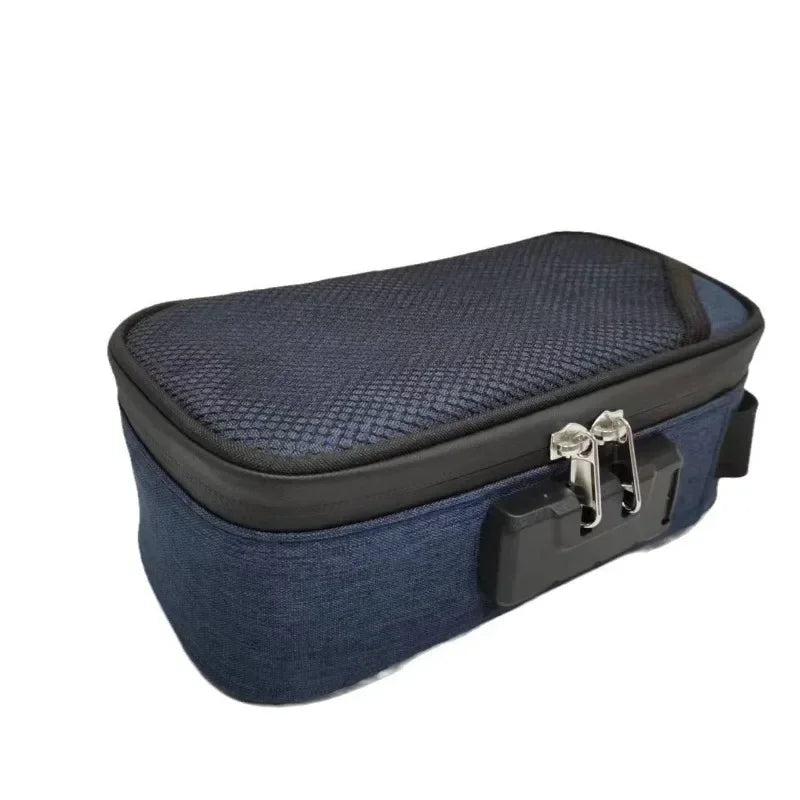 New Storage Bag with Combination Lock Portable Travel Organizer Case for Men/Women Lockable Makeup Box Beauty Toiletry Handbags
