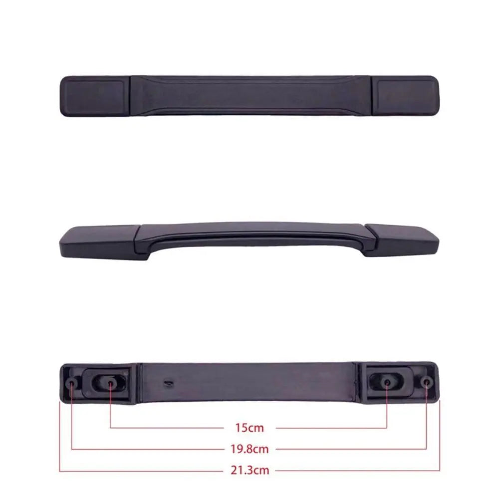 1Set Luggage Handle Trolley Handle Suitcase Handle Bag Handle Replacement Universal Travel Black Luggage Bag Handle Grip