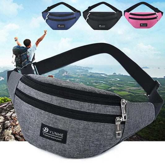 Unisex Large Capacity Sports Fanny Pack Waist Bag