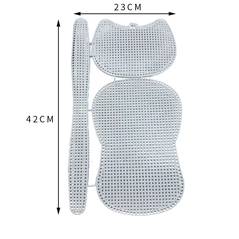 Horseshoe Bag Mesh Knitting Lining Weaving Plastic Mesh Sheet Accessories Velvet DIY Hok Trim Tools Easy Knit Helper Accesorios