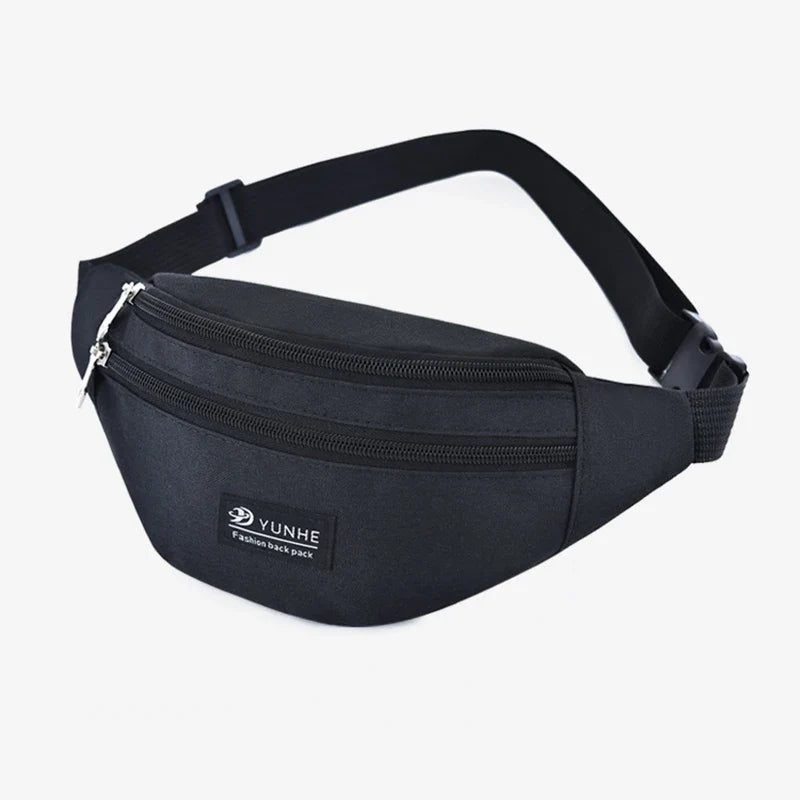 Unisex Belt Bag Fanny Pack Fashion Waist Bag Travel Hip Bag Mobile Phone Pouch