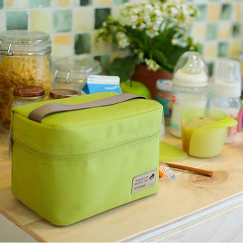 New Practical Small Portable Waterproof Cooler Bags Cans Wine Food Fresh keeping Ice Bag Thermal Insulation Picnic Lunch box Bag