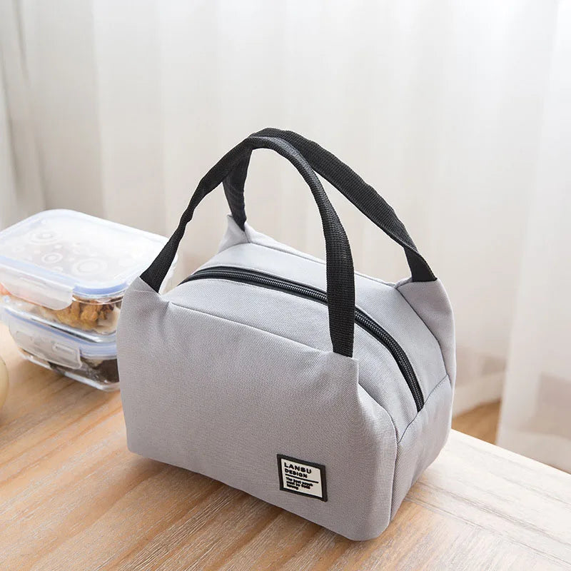 Thermal Insulated Lunch Bag Portable Cooler Tote Food Storage