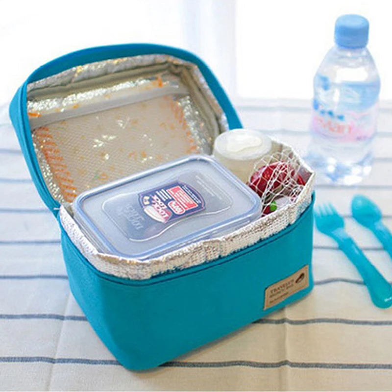 New Practical Small Portable Waterproof Cooler Bags Cans Wine Food Fresh keeping Ice Bag Thermal Insulation Picnic Lunch box Bag