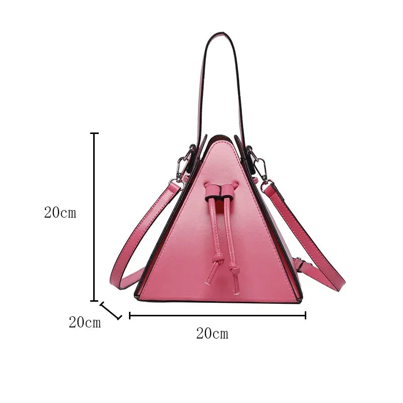 Fashion Ladies Shoulder Bags Handbag Sense of Luxury Women Bags High Quality Leather Crossbody Bag Designer Female Triangle Bags