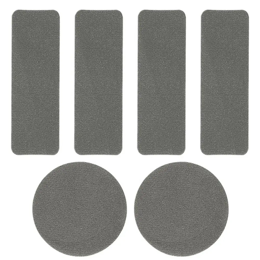 6pcs Accessories Self-Adhesive Shoe Repair Patch Microfiber Leather Durable Heel Hole Pads Universal Sneaker Repair Pads