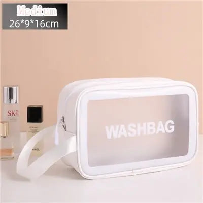 Portable Travel Wash Bag Female Transparent Waterproof Makeup Storage Pouch Large Capacity Cosmetic Organizer Beauty Women Case