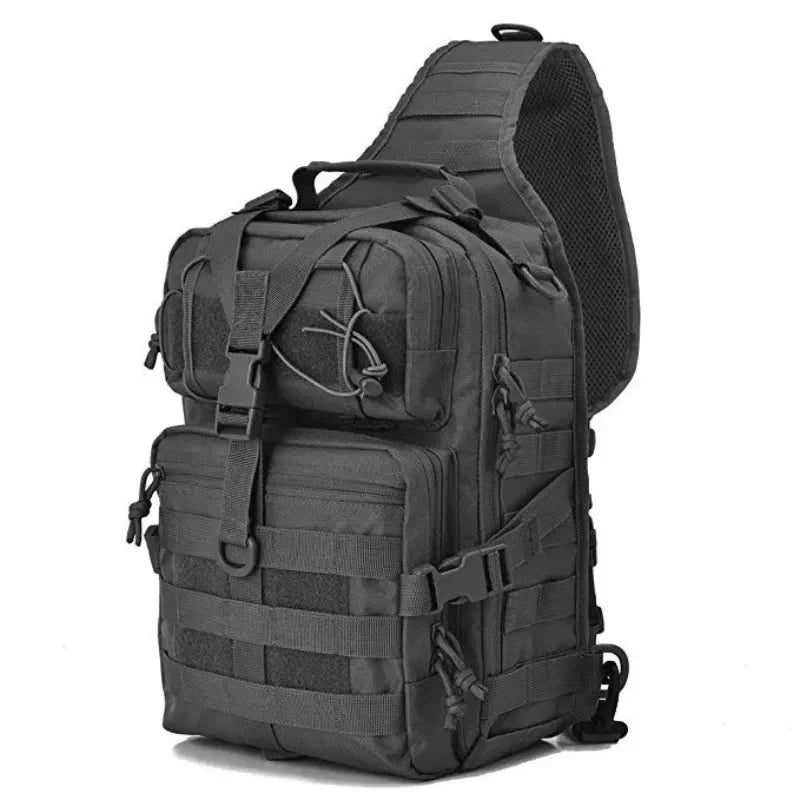 Men's Tactical Sling Bag Waterproof Backpack Outdoor Hiking Camping