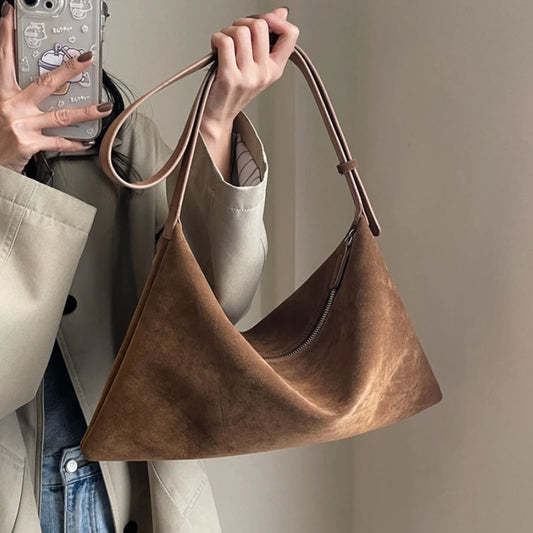 This Year New Lazy Style Retro Single Shoulder Underarm Bag Minimalist Tote Bag Large Capacity Commuting Bag Crossbody Bags