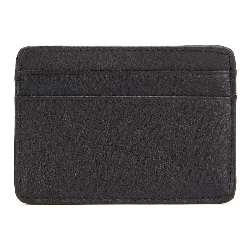 New 100% Cowhide Genuine Leather Thin Vintage Credit Case Mini ID Card Holder Small Purse for Man Slim Men's Wallet Cardholder