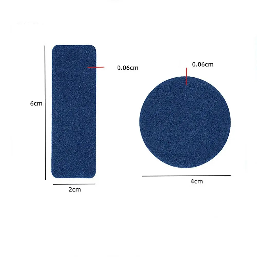 6pcs Accessories Self-Adhesive Shoe Repair Patch Microfiber Leather Durable Heel Hole Pads Universal Sneaker Repair Pads