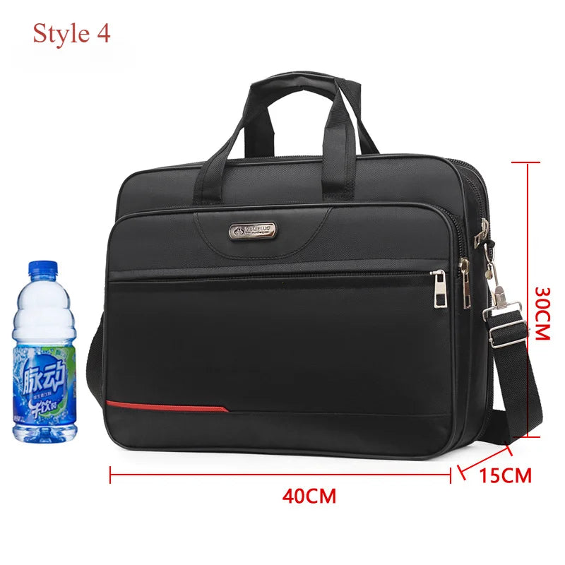 High-Capacity Laptop Briefcase Travel Organizer