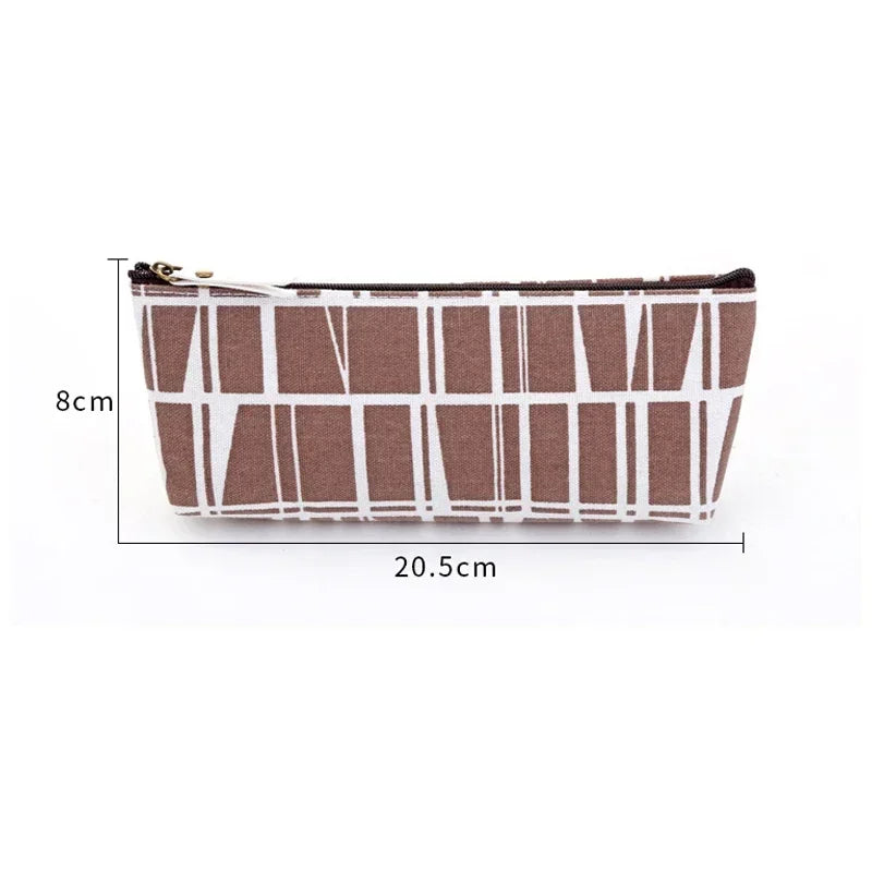 New Women Travel Cosmetic Bag Canvas Portable Zipper Makeup Bags Female Purses Pencil Case Toiletries Storage Wash Bag Hot