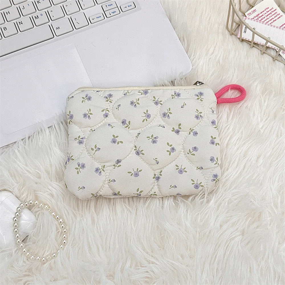 Cute Cartoon Small Travel Cosmetic Lipstick Earphone Card Portable Storage Bag Purse Women Mini Makeup Handbags Wallet Pouch Bag