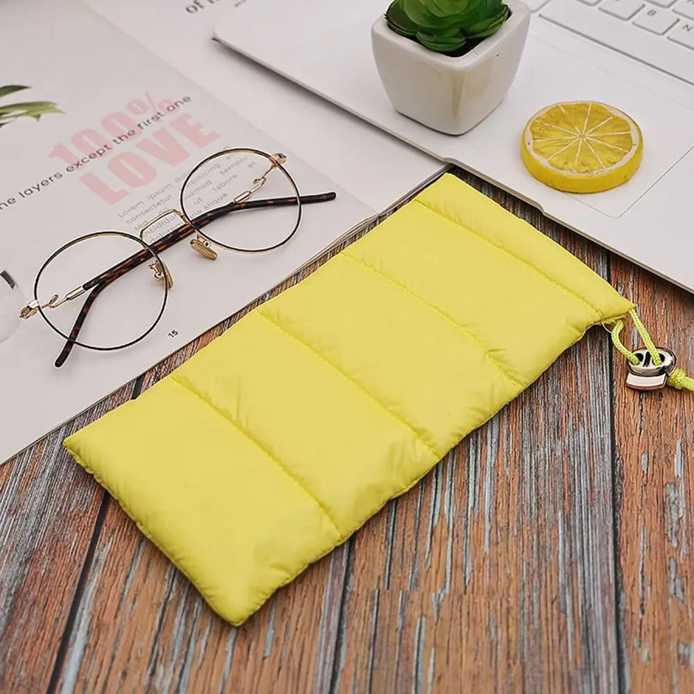 Down Cotton Glasses Box Soft Eye Wear Accessories Myopia Glasses Case Storage Box Drawstring Bag Sunglasses Bag Students