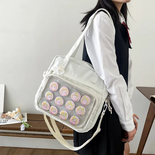 Kawaii Itabag Nylon Tote Shoulder Bag for Dolls and Teens