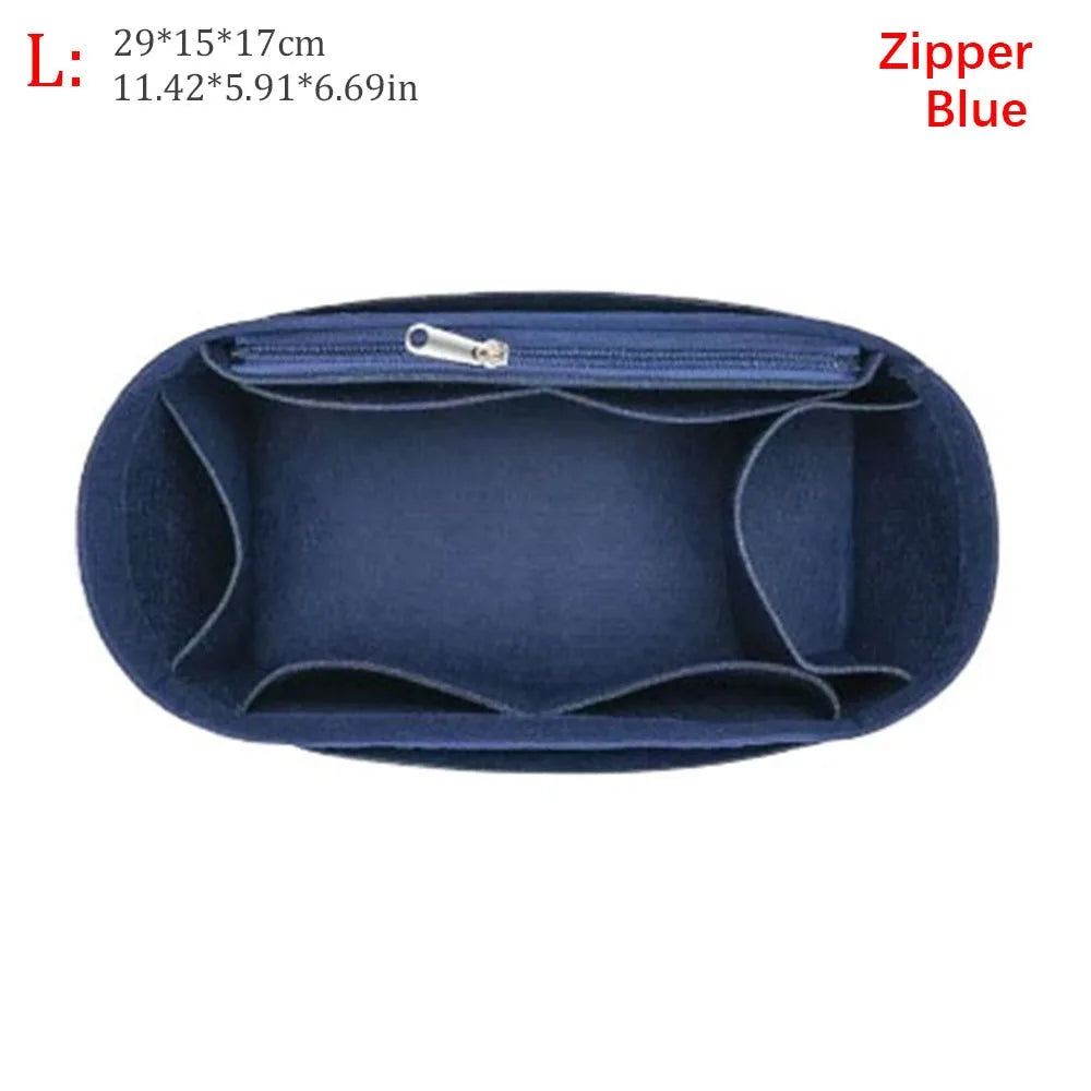 For Longchamp High-quality Felt Handbag Insert Bag Storage Bag Support Internal Bag Portable Organization Bag Organiser