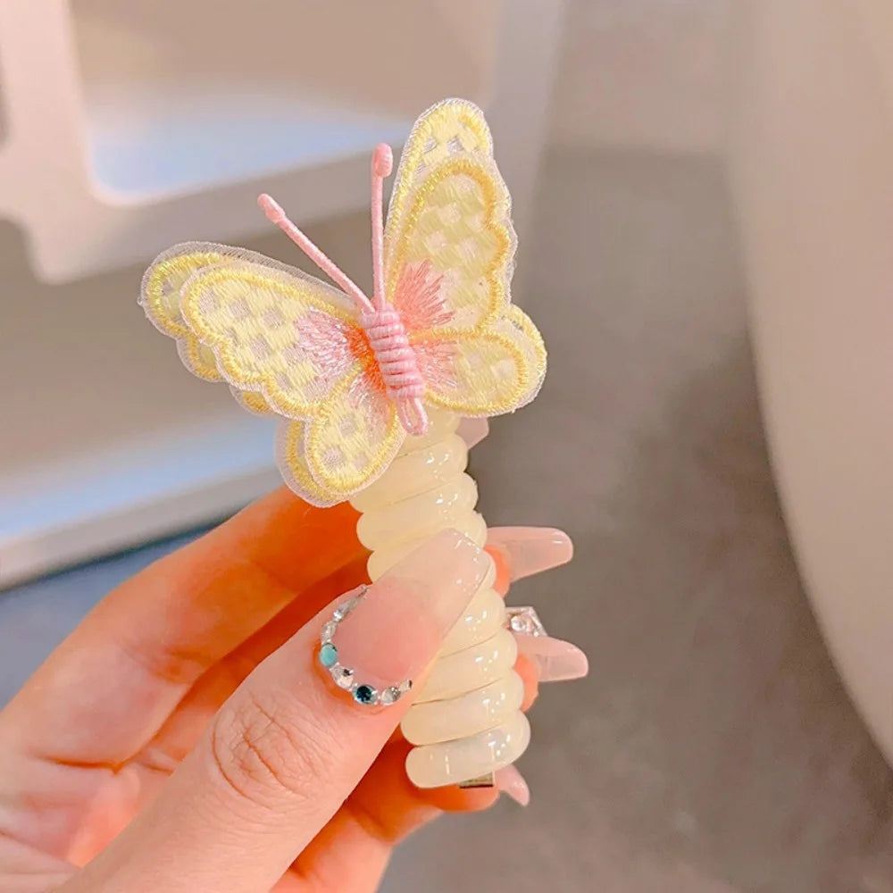 Elastic Butterfly Ponytail Holder Hair Tie