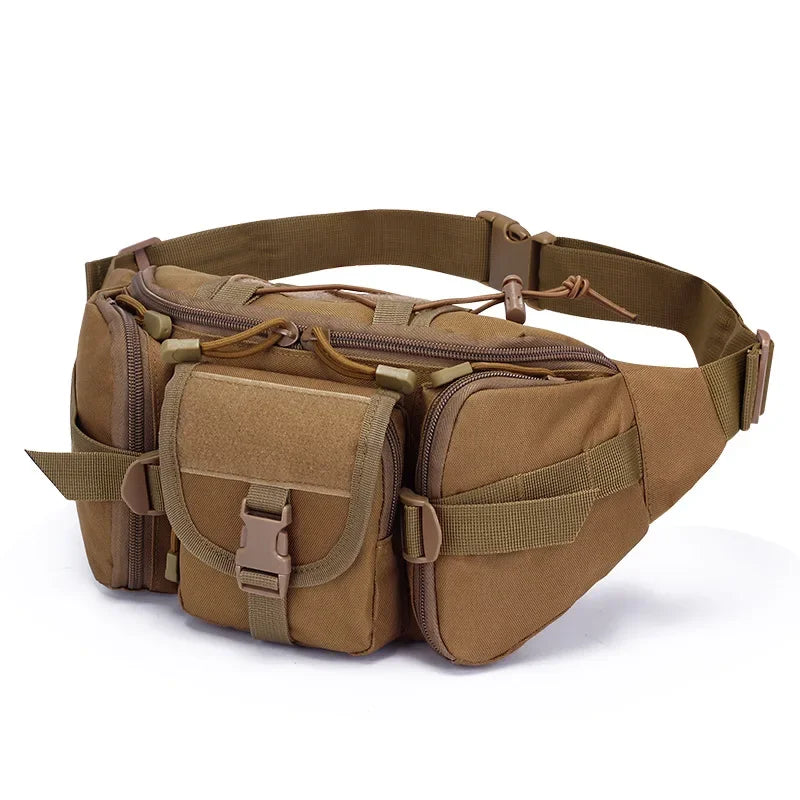 Men's Tactical Nylon Waist Bag Fanny Pack Hip Belt Sports Pouch