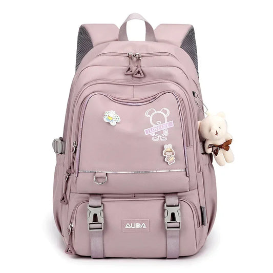 Kawaii Waterproof Kids Backpack Laptop Travel Bag