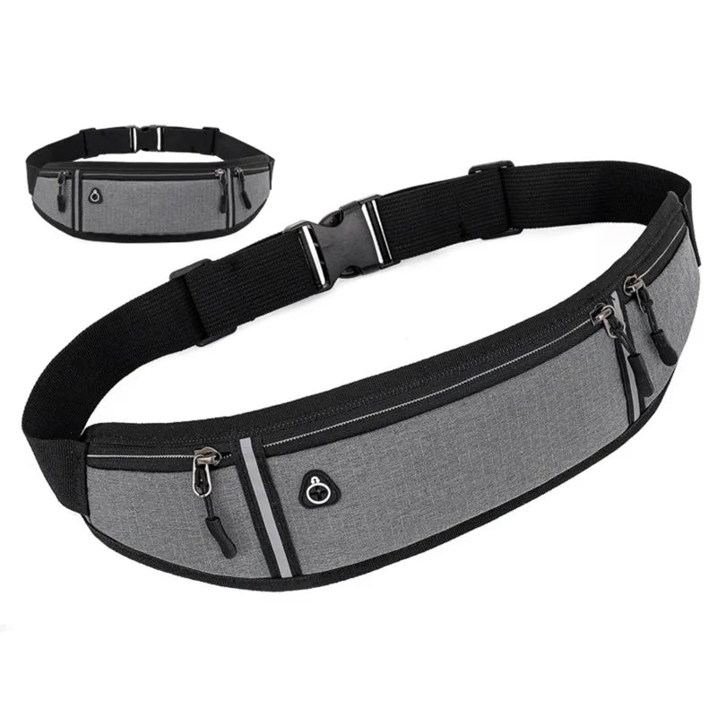 Professional Running Waist Bag Sports Belt Pouch Mobile Phone Case Men Women Hidden Pouch Gym SportsBags Running Belt Waist Pack