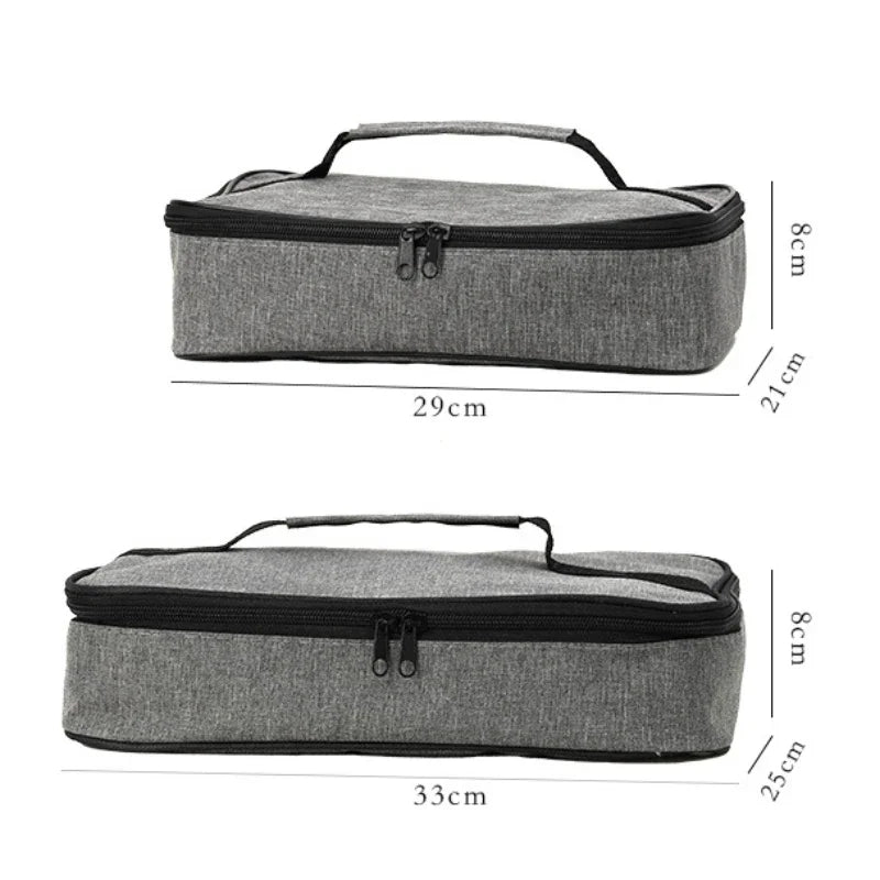 Digital Portable Organizer Case for Headphones Travel Closet Storage Bag Zipper Accessories Charger Data Cable Bag Lunch Bags