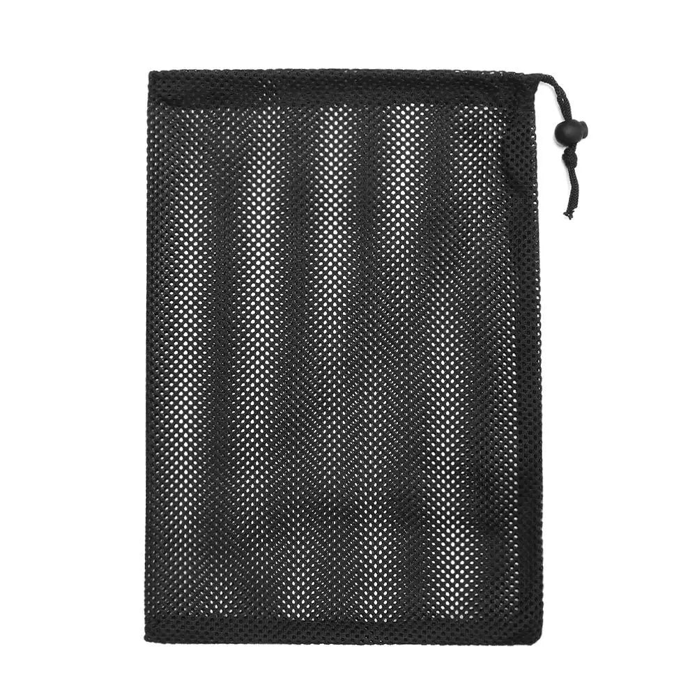 1PC Durable Nylon Mesh Drawstring Storage Pouch Bag Multi Purpose Home Travel Outdoor Activity Pouch Laundry Bag Stuff Sack