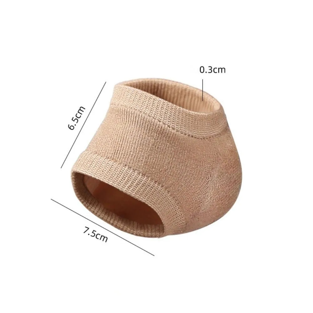 New Silicone Heel Protective Cover Anti-Crack Polyester Shoe Pads Pain Relief Skin Repair Silicone Heel Pads Unisex