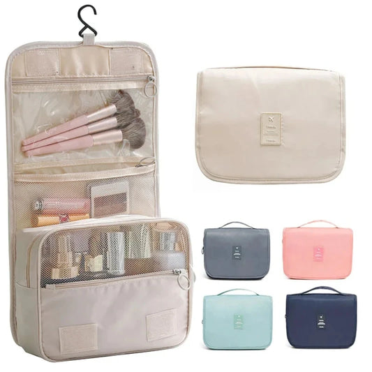 Waterproof Travel Makeup Bag Toiletries Organizer with Hook