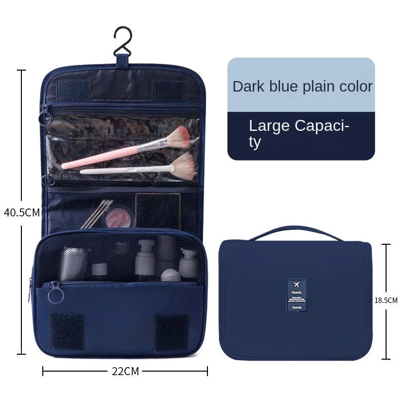 Waterproof Foldable Travel Cosmetic Organizer Bag Large Capacity Tote