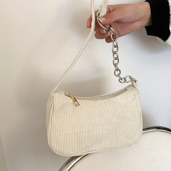 Fashion Simple Totes Bags for Women Plush Trendy Vintage Handbag High Quality Female Small Subaxillary Bags Casual Shoulder Bag