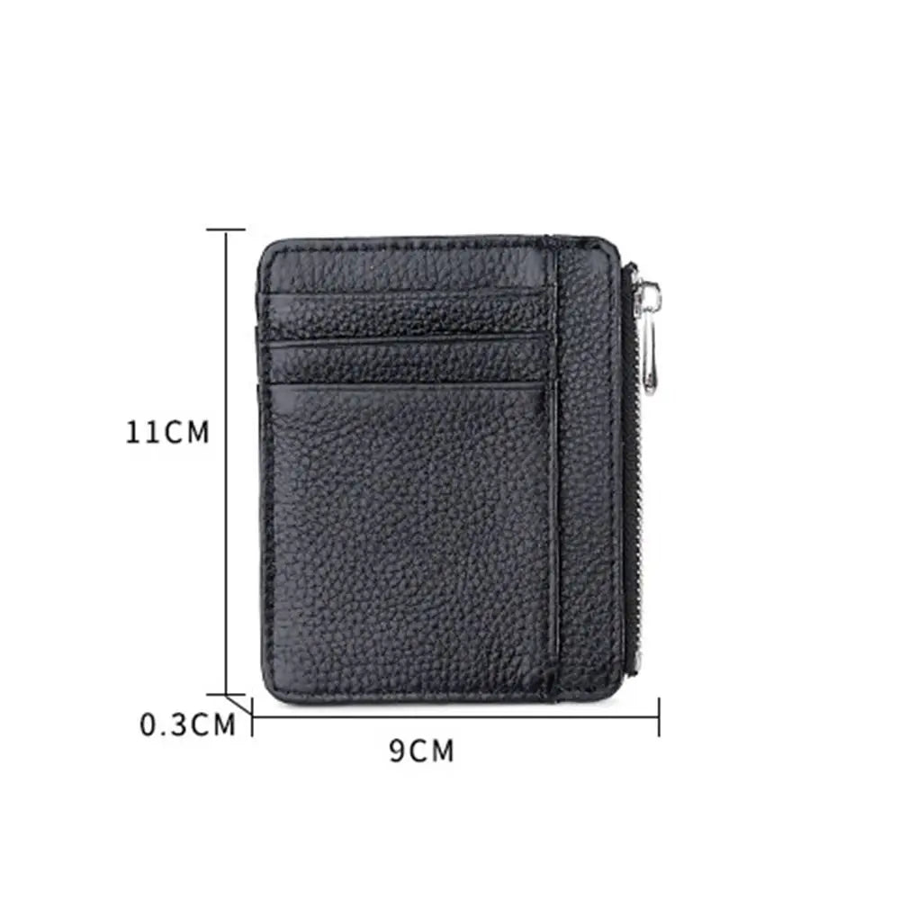 Leather Purses ID Card Holder Colorful Bank Credit Card Box Multi Slot Slim Card Case Wallet Women Men Business Card Cover