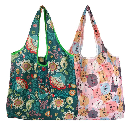 Eco-Friendly Foldable Reusable Shopping Tote Bag