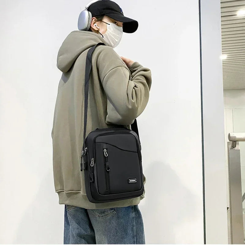 Men's Handbag Shoulder Bag Fashion Casual Oxford Man Messenger Bag Stylish Elegant Design Lightweight Men Crossbody Shoulder Bag