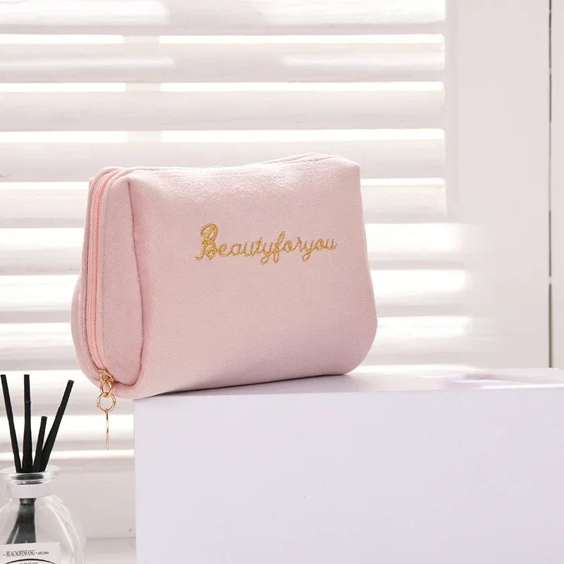 Velvet Portable Lipstick Bag Travel Makeup Pouch Storage Bags Cosmetic Bag Organizer Case