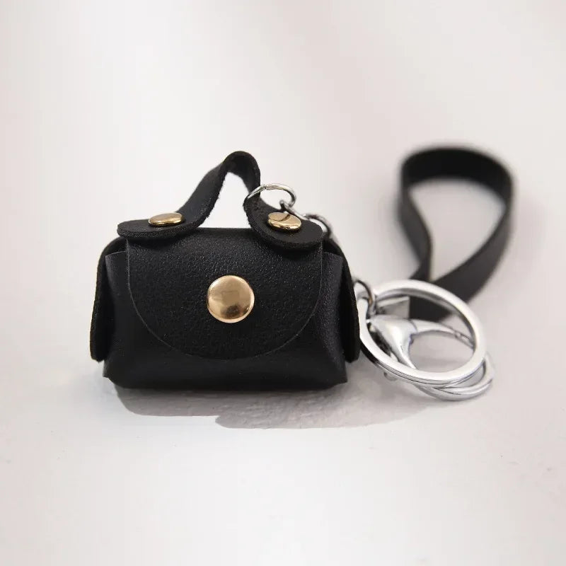 Cute Mini Coin Purses Girls Small Earphone Box Soft Leather Housekeeper Keychain Wallet Pouch Women's Bags Portable Storage Bag