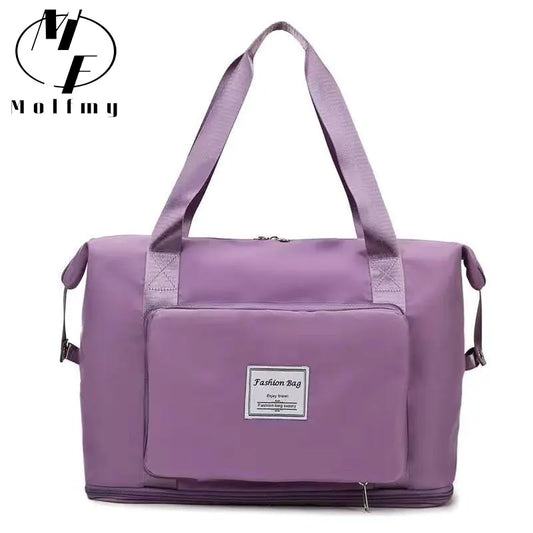 Foldable Large Capacity Travel Duffel Bag for Women