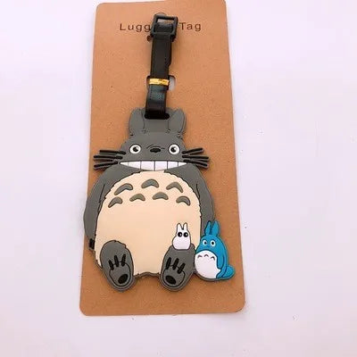 Cute Cartoon Animals Travel Accessories Luggage Tag Silica Gel Suitcase ID Addres Holder Baggage Boarding Tag Portable Label