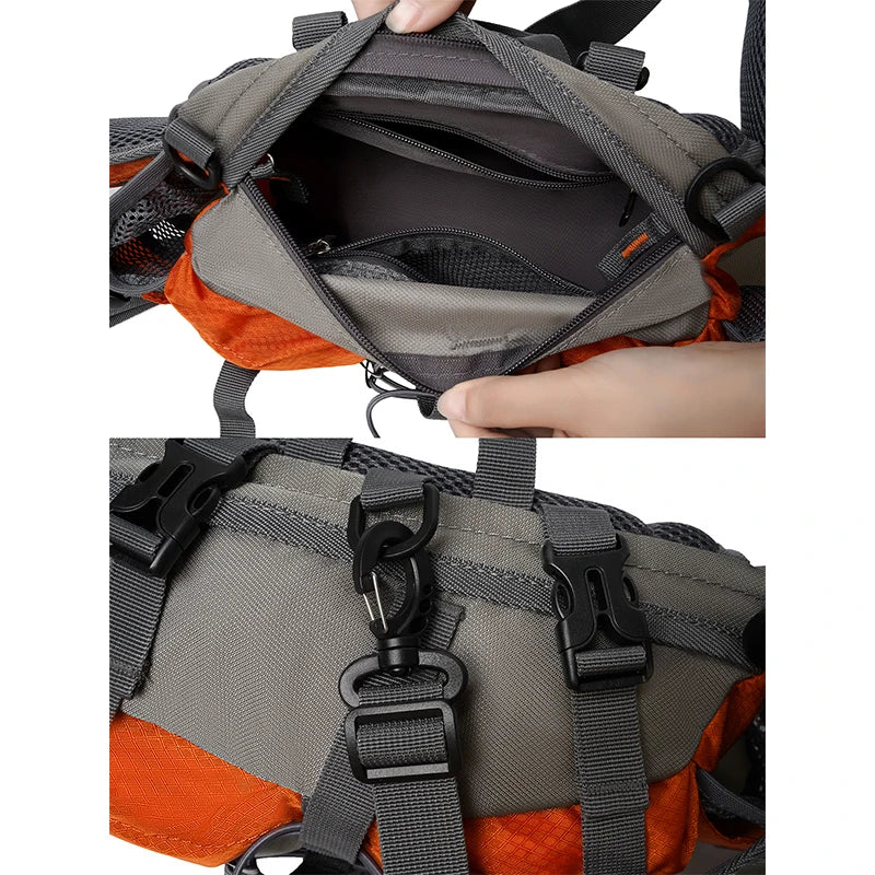 Outdoor Sports Waist Bag Hiking Cycling Climbing Storage Bag Versatile Travel Mountaineering Waist Bag