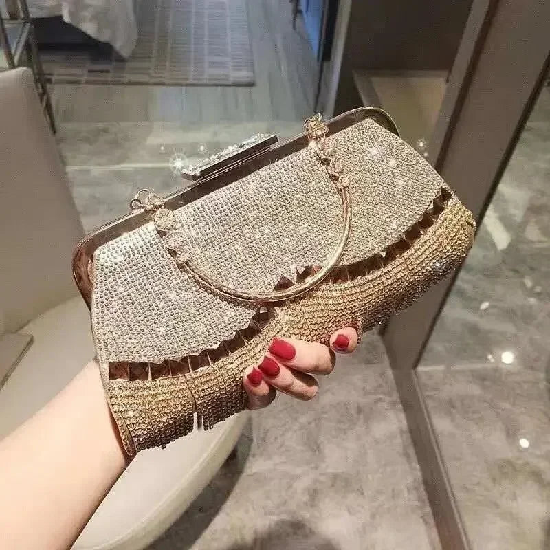 Hand for Wedding Party Banquet Diamond Clutch Bag Ladies Luxury Party Evening Bag Fashion Wedding Bridal Dress Bag