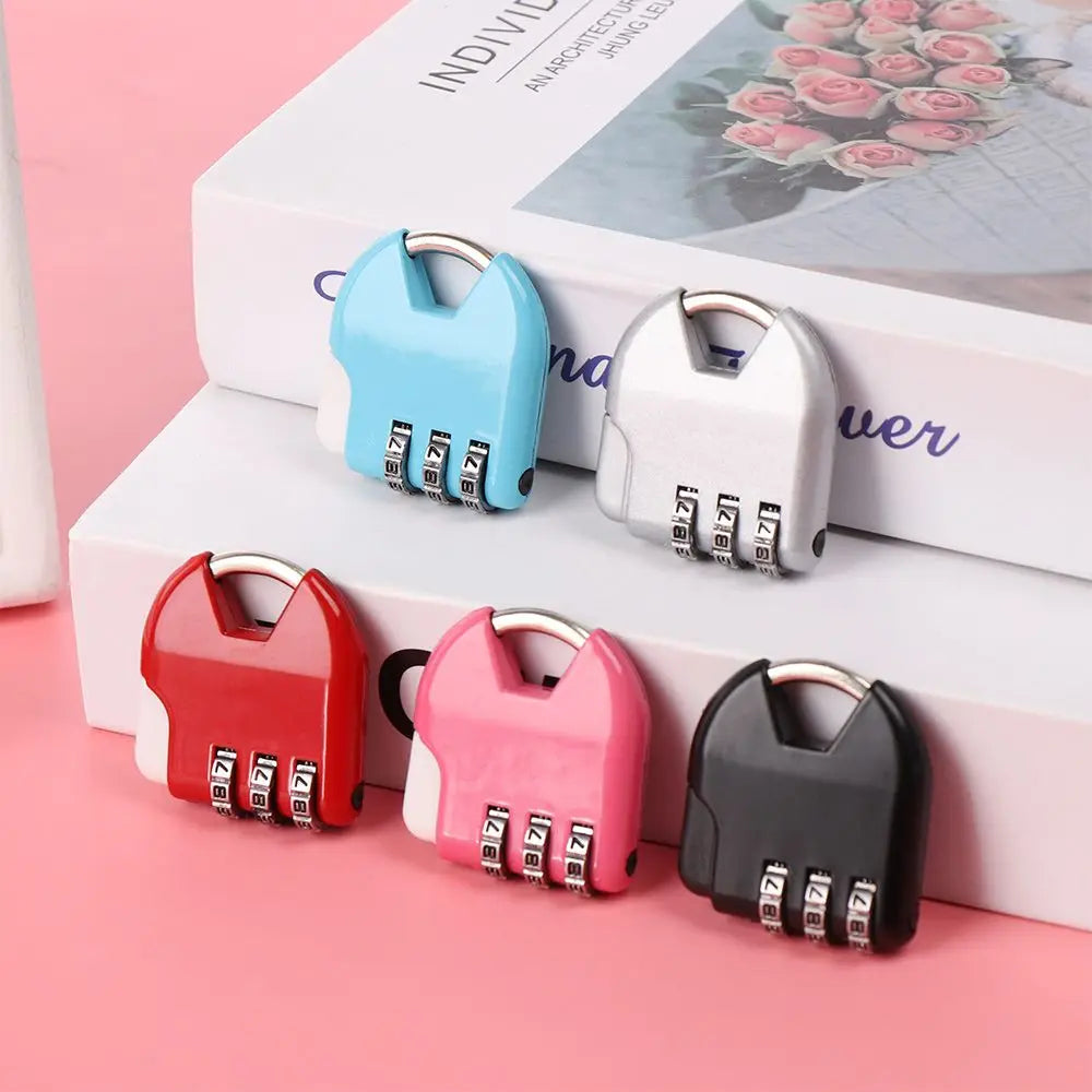 1pcs Gift Outdoor Travel Suitcase Gym Combination Code Locker Case Supply Padlock Security Tool Password Lock 3 Digit Dial