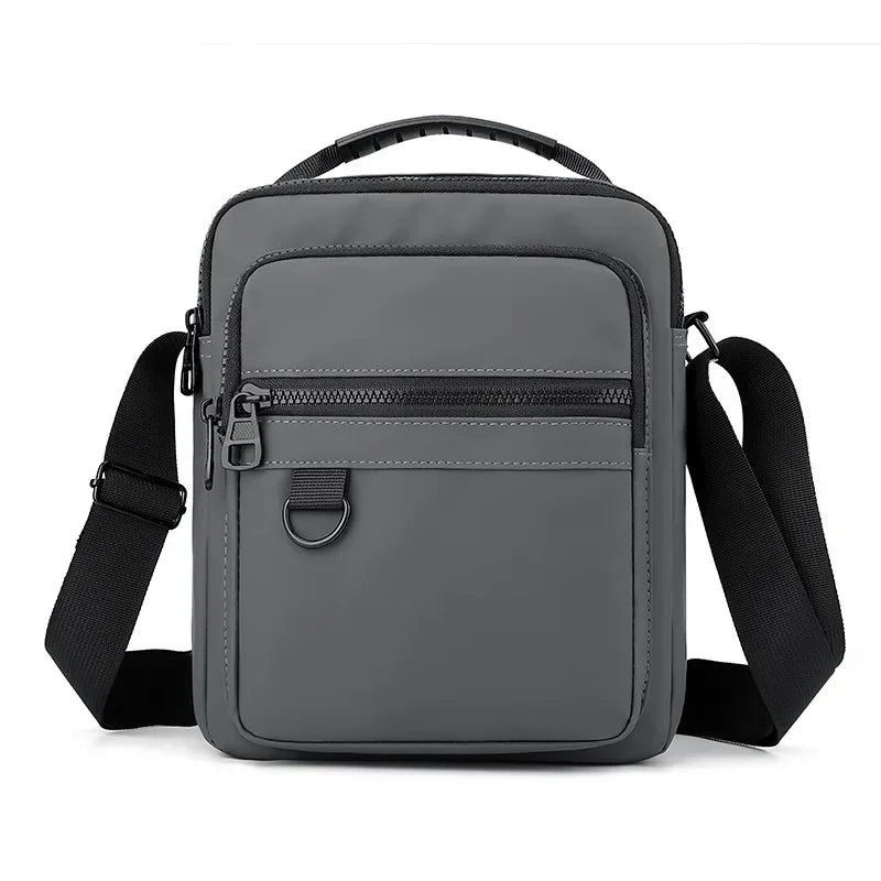 Messenger Sling Bags for Men Casual Oxford Small Zipper Crossbody Pouch Simple Mini Crossbody Phone Bag Male Side Shoulder Bag