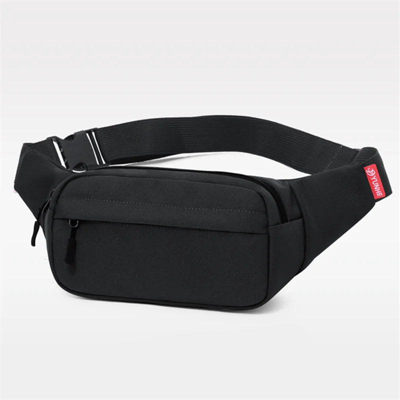 Men's Women's Universal Waist Bag Crossbody Sports Cell Phone Bag Large Capacity Chest Bag