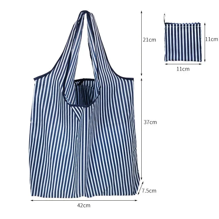 Eco Foldable Reusable Shopping Tote Bag Organizer