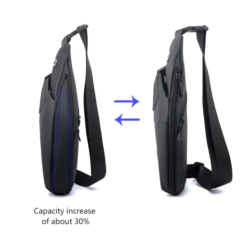 Anti-theft Chest Bags Crossbody Bag for Men Messenger Bag Sling Shoulder Bag Mobile Phone Waterproof Bagpack Travel Sports Bags