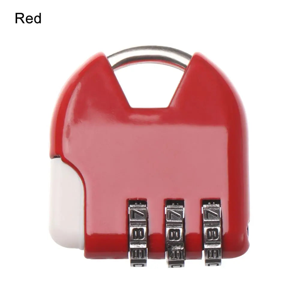 1pcs Gift Outdoor Travel Suitcase Gym Combination Code Locker Case Supply Padlock Security Tool Password Lock 3 Digit Dial