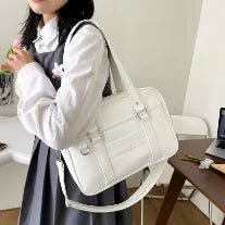 JK Style High School Student PU Leather Shoulder Bag Crossbody Itabag