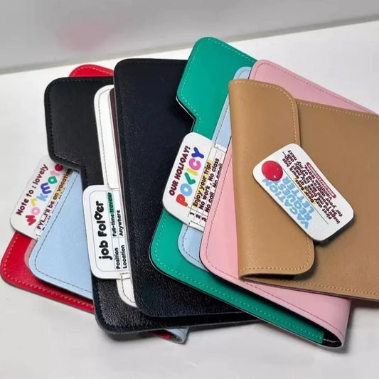 Fashion PU Leather Card Holder Ultra-thin Lightweight Passport Protector Candy Color Multi-card Holders Card Bag Women Men