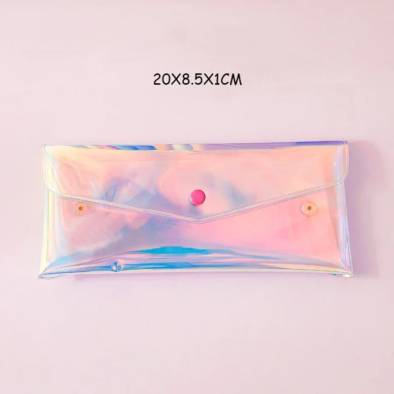 Fashion 1PCS Mini Transparent Small Wallet Coin Purses Bag Clutch Handbag Female Key Purse Cosmetics Storage Pouch