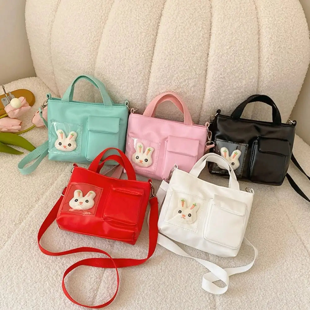 Cartoon Rabbit Leather Mini Crossbody Bag Coin Purse